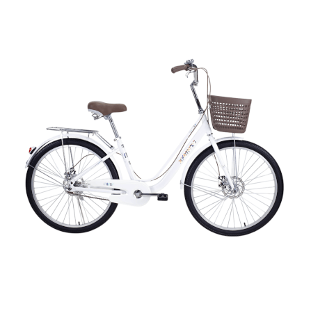 จักรยานแม่บ้าน Xaming 26 นิ้ว สีขาว