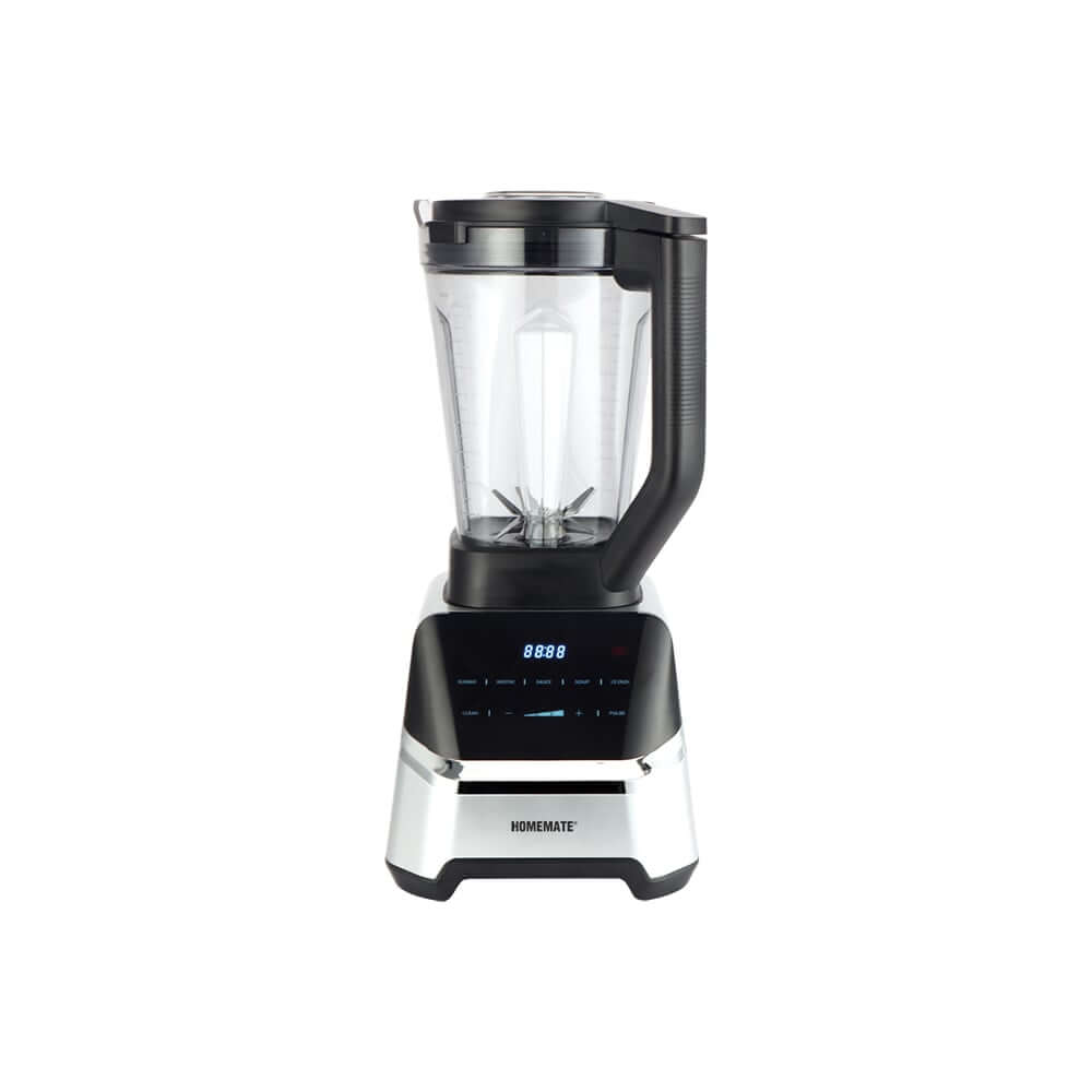 เครื่องปั่นความเร็วสูง ระบบดิจิทัล HOMEMATE (HOM-269028) ความจุ 2 ลิตร สีเงิน-ดำ