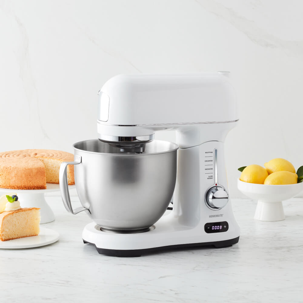 เครื่องผสมอาหาร HOMEMATE (HOM-317152) 4.8 ลิตร สีขาว