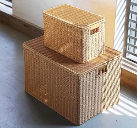 กล่อง หวายสังเคราะห์ TP0866-04 น้ำตาลเข้ม 44x30x29 ซม._5