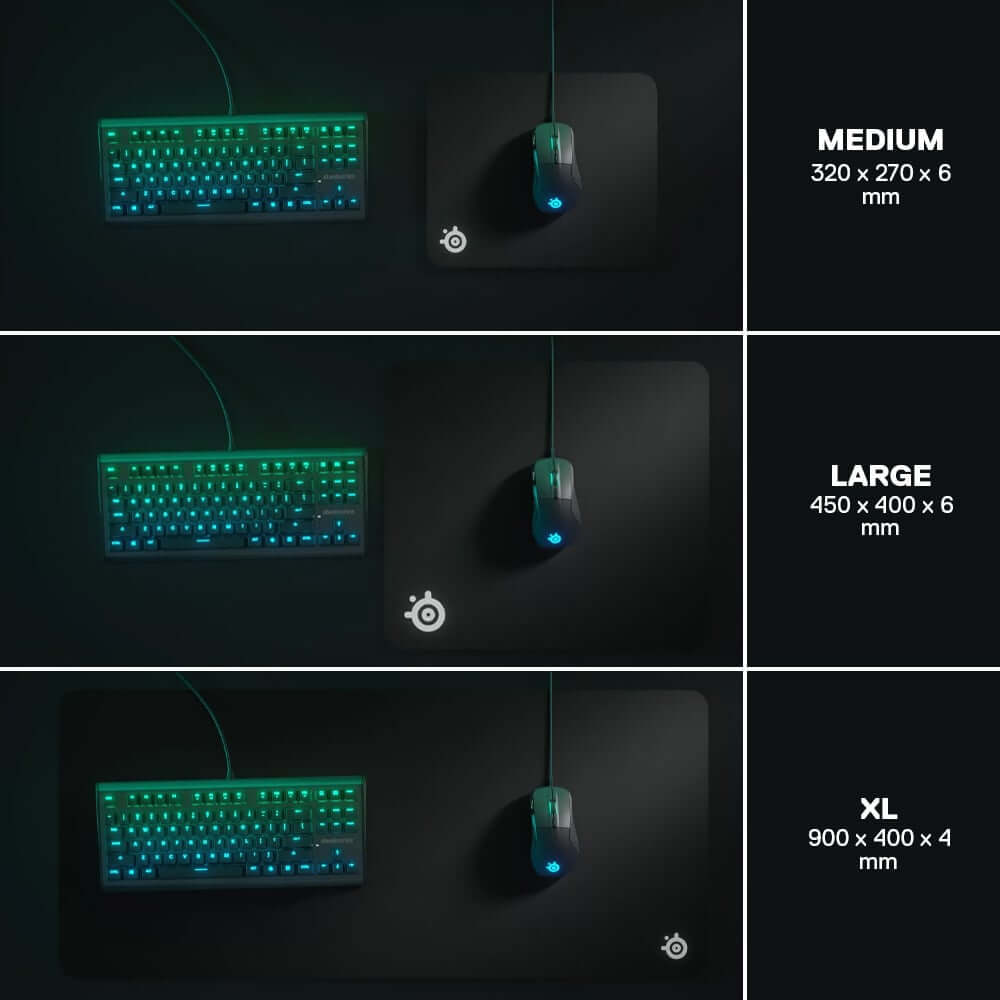 แผ่นรองเมาส์ SteelSeries QcK Heavy ไซซ์ 2XL