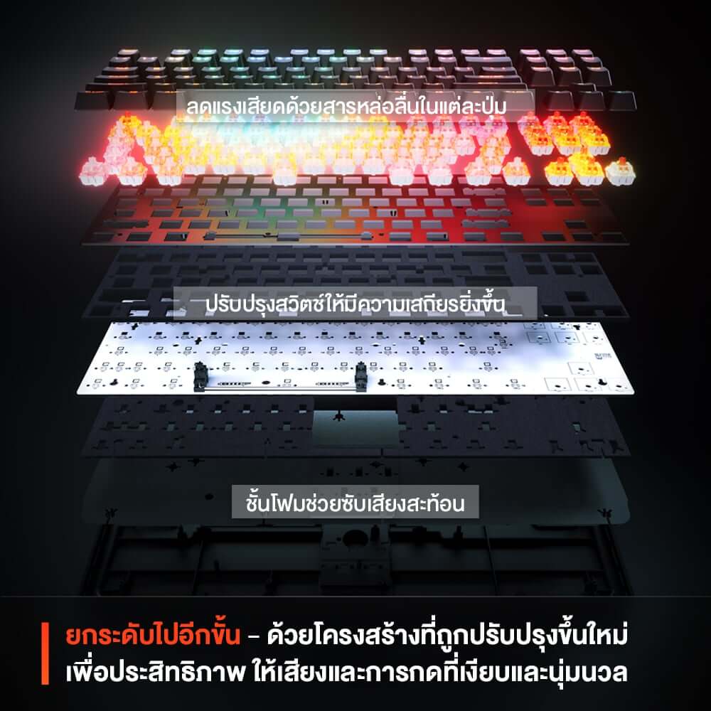 คีย์บอร์ดเกมมิ่ง SteelSeries Apex Pro TKL Gen 3 สีขาว_7